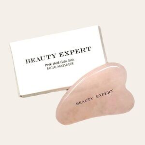 🌺 Beauty Expert Pink Jade Gua Sha Facial Massager